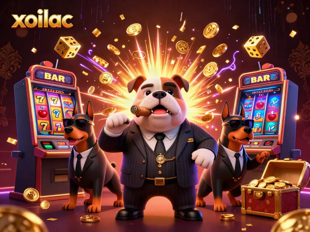 Xoilac offers an engaging online casino experience with vibrant gameplay elements and dynamic illustration.