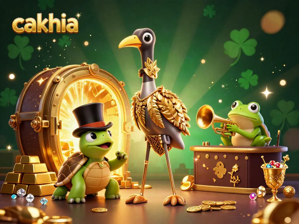 Watch cakhia live sports action in an ornate casino setting filled with treasure and vibrant characters.