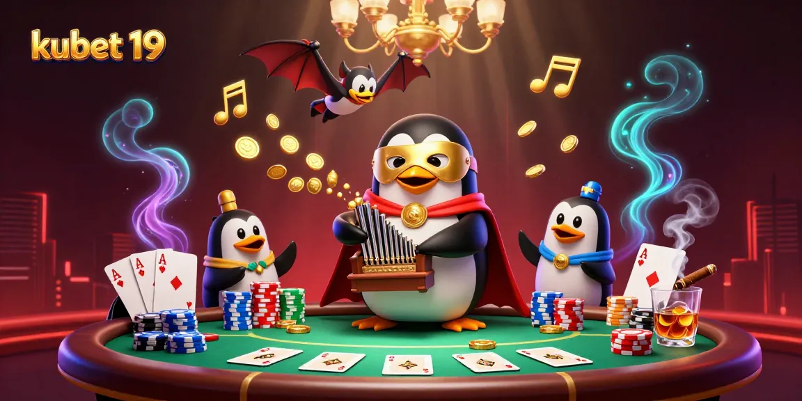 Play slots at kubet 19 with golden coins and vibrant casino elements in an enticing 3D setting.